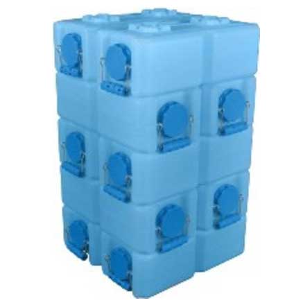 Half WaterBrick Blue 1.6 Gallon - 2 pack