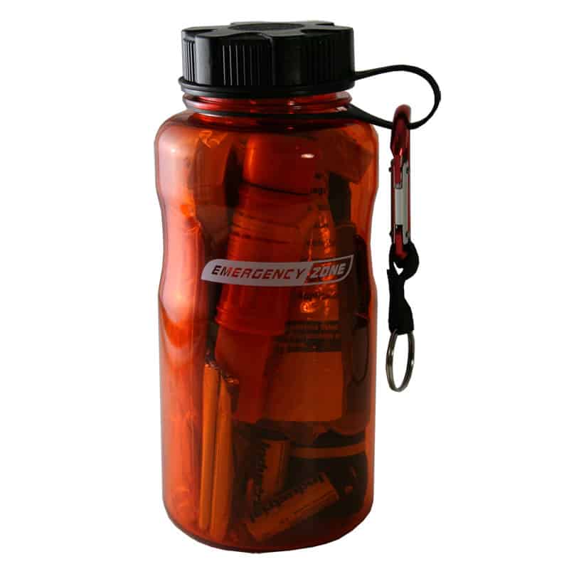 Sasquatch Survival Nalgene Survival Bottle & First Aid Kit Glow in the Dark 